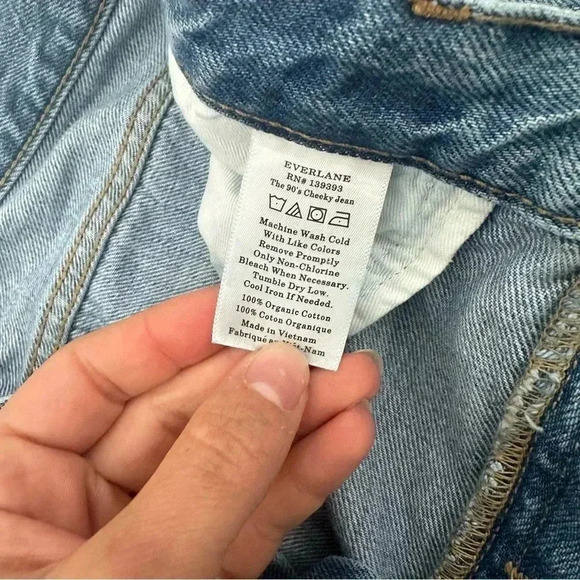 Everlane 90s Cheeky Ankle Jean in Medium Blue Size 30 - Picture 13 of 16